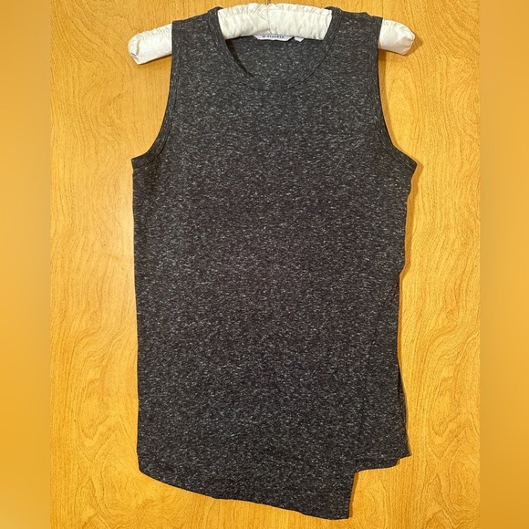 Athleta size XXS asymmetrical heather gray tank top. - Picture 1 of 5